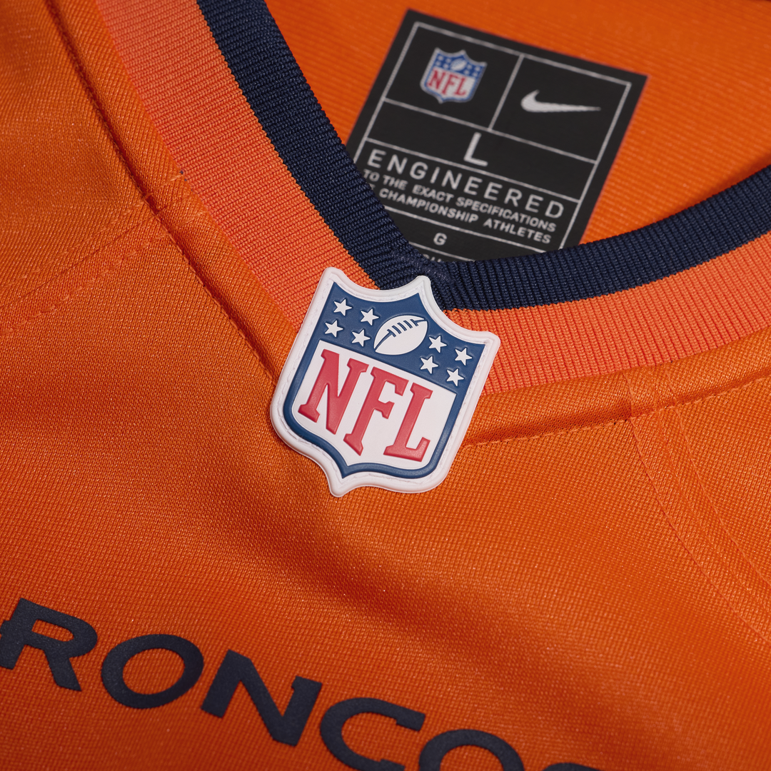 Men's Denver Broncos Evan Engram Nike  Orange Team Game Jersey