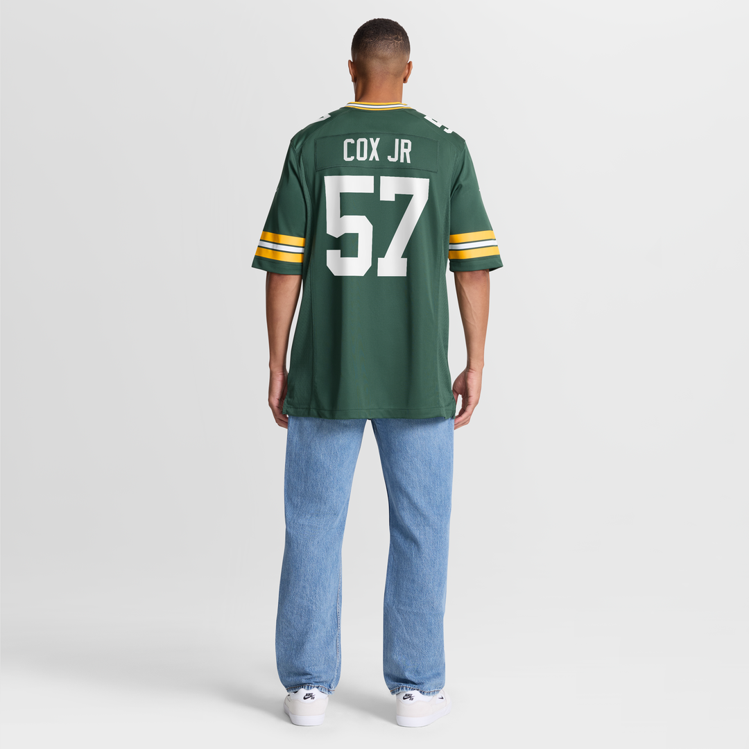Men's Green Bay Packers Brenton Cox Jr. Nike  Green  Game Jersey
