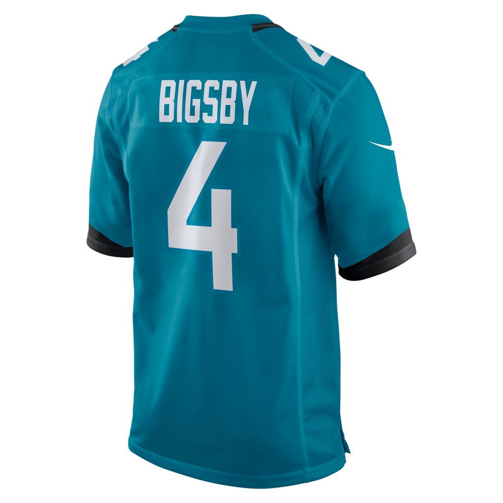 Men's Jacksonville Jaguars Tank Bigsby Nike Teal Game Jersey