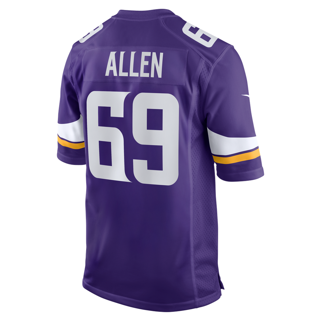 Men's Minnesota Vikings Jared Allen Nike Purple Retired Player Game Jersey