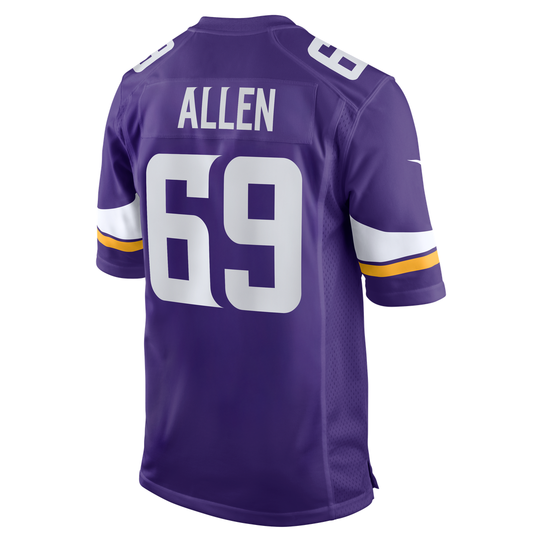Men's Minnesota Vikings Jared Allen Nike Purple Retired Player Game Jersey