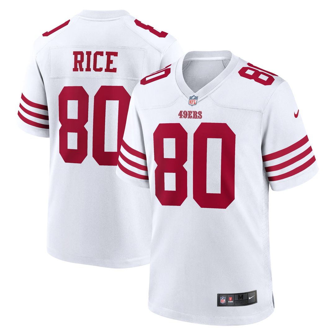 Men's San Francisco 49ers Jerry Rice Nike Scarlet Retired Player Alternate Game Jersey