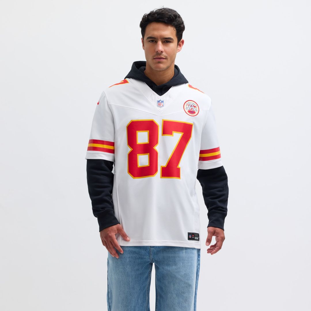 Men's Kansas City Chiefs Travis Kelce Nike Red Vapor F.U.S.E. Limited Jersey