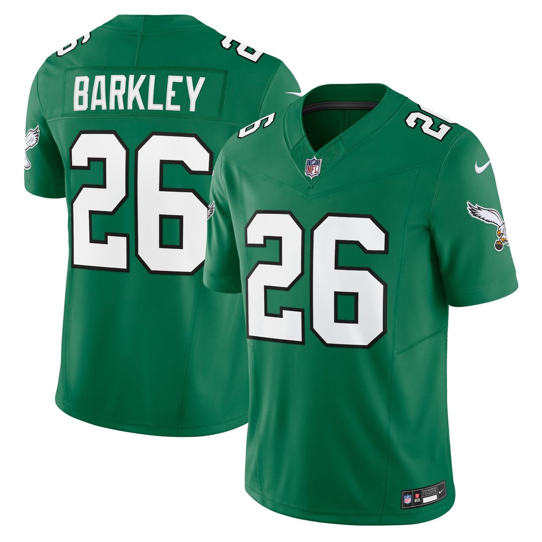 Men's Philadelphia Eagles Saquon Barkley Nike Black Vapor F.U.S.E. Limited Jersey