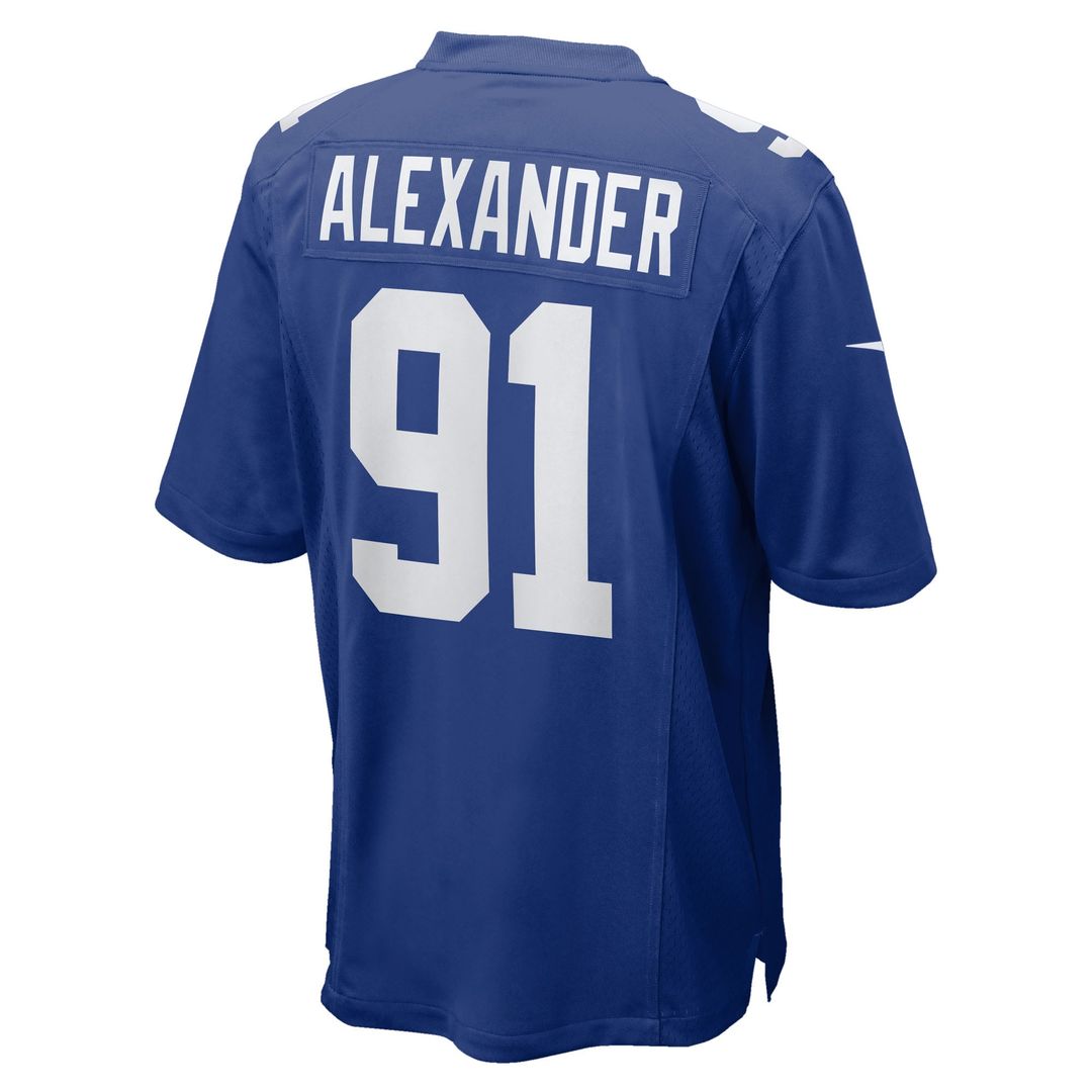 Men's New York Giants Darius Alexander Nike  Royal Team Game Jersey