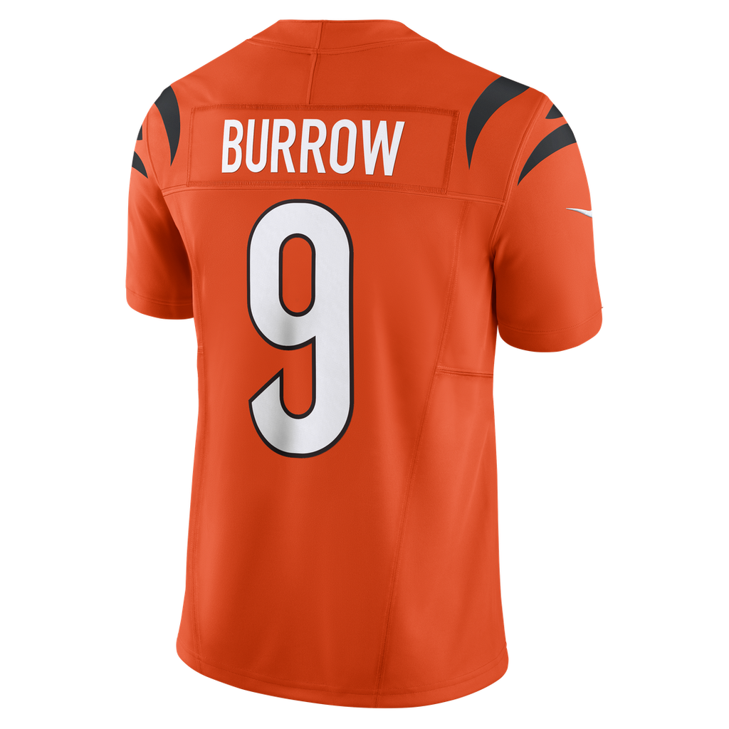 Men's Cincinnati Bengals Joe Burrow Nike Orange Vapor F.U.S.E. Limited Jersey