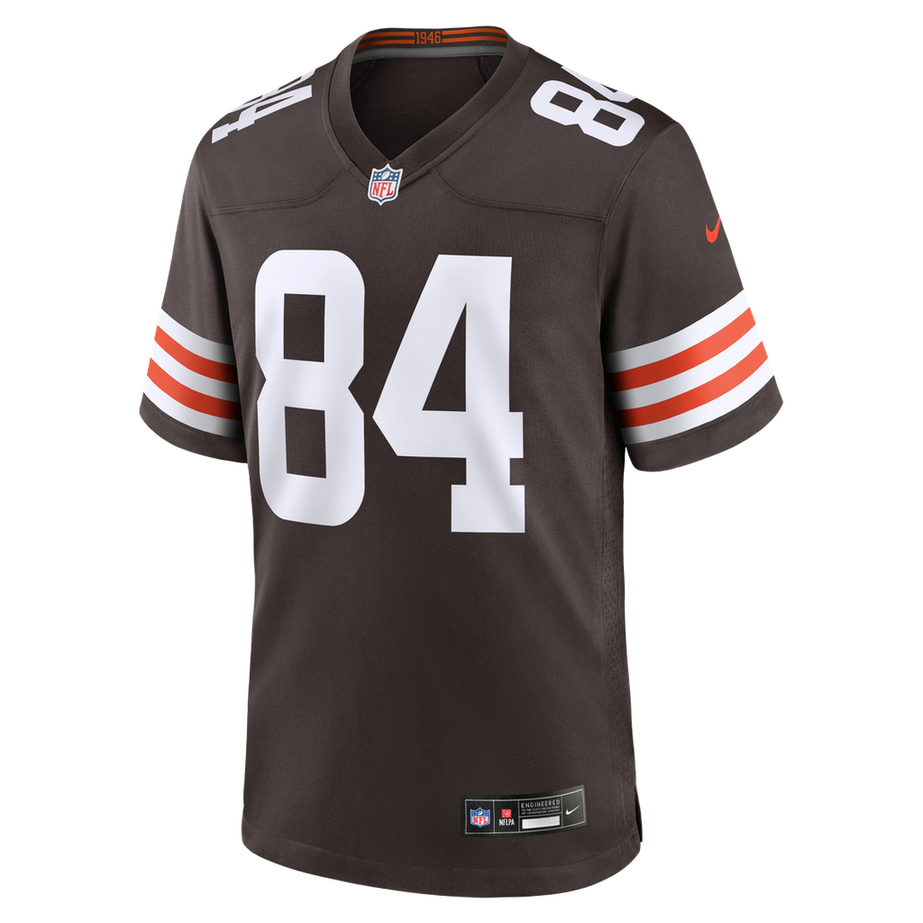 Men's Cleveland Browns Messiah Swinson Nike Brown Team Game Jersey