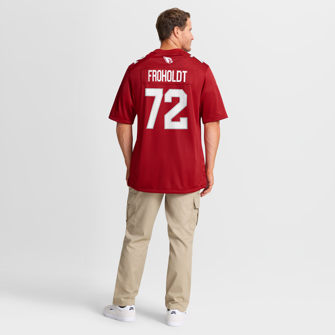 Men's Arizona Cardinals Hjalte Froholdt Nike  Cardinal Team Game Jersey