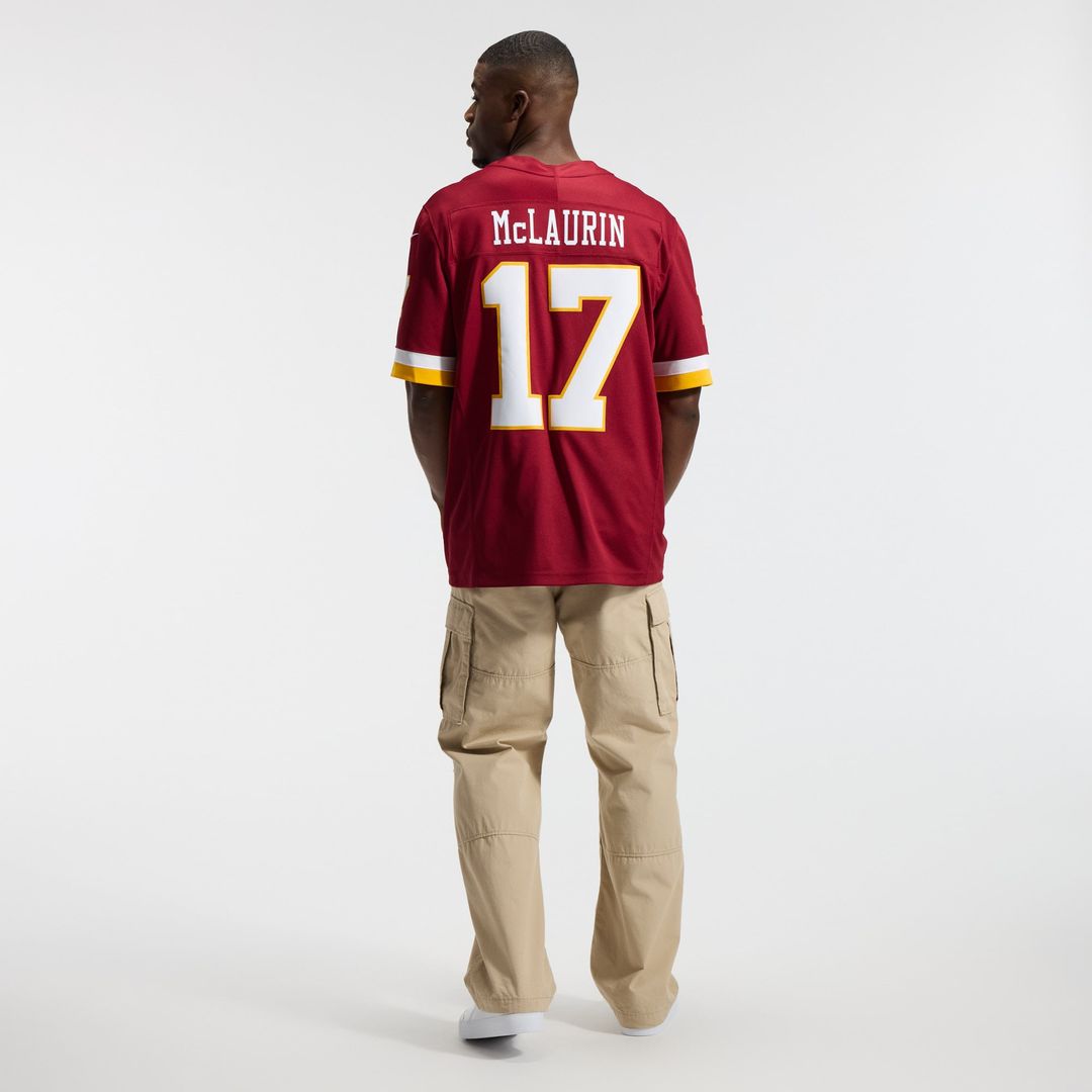 Men's Washington Commanders Terry McLaurin Nike White Vapor F.U.S.E. Stitched Limited Jersey
