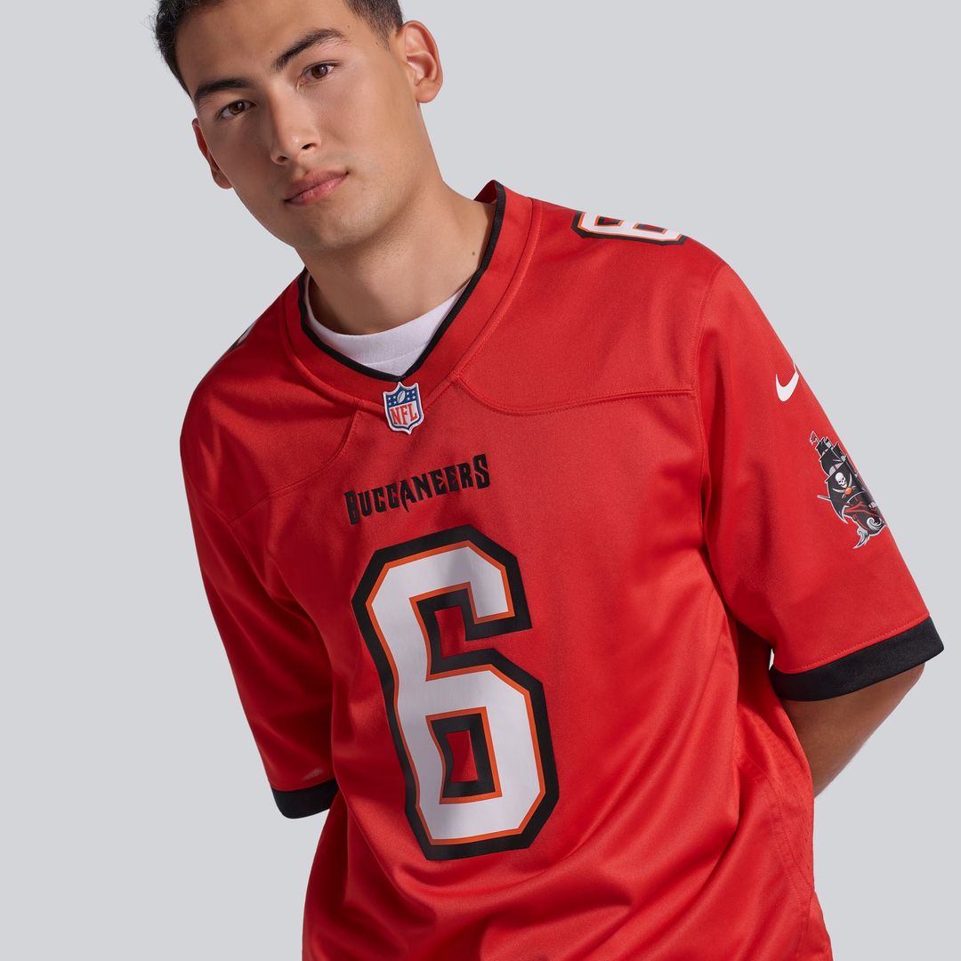 Men's Tampa Bay Buccaneers Baker Mayfield Nike White Away Game Jersey