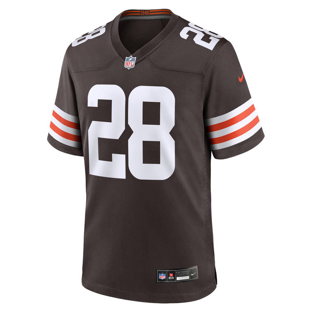 Men's Cleveland Browns Tre Avery Nike  Brown Team Game Jersey