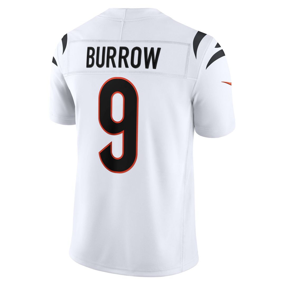 Men's Cincinnati Bengals Joe Burrow Nike Orange Alternate Vapor F.U.S.E. Stitched Limited Jersey