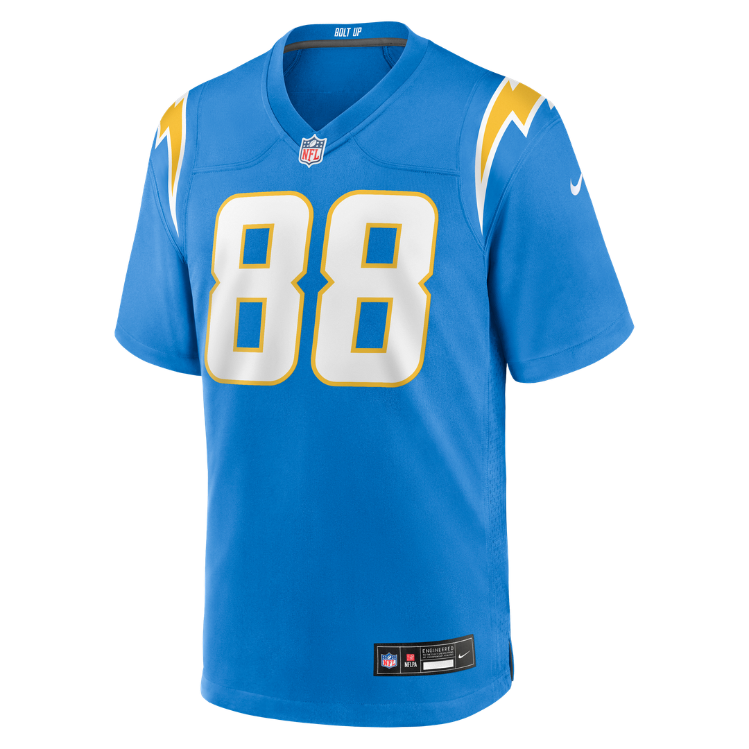 Men's Los Angeles Chargers Charlie Kolar Nike  Powder Blue Team Game Jersey