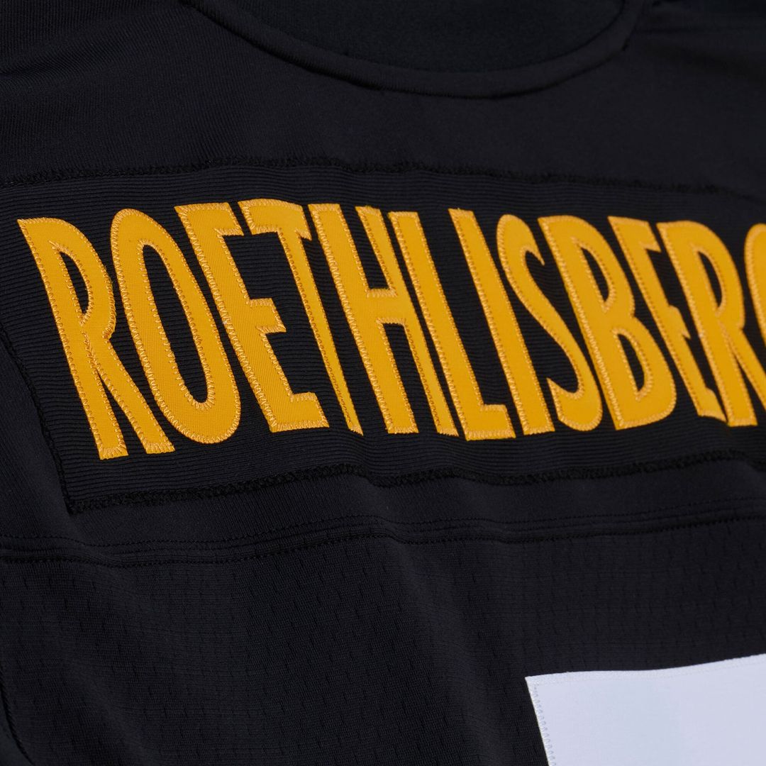 Men's Pittsburgh Steelers Ben Roethlisberger Mitchell & Ness Black 2004 Big & Tall Legacy Retired Player Jersey