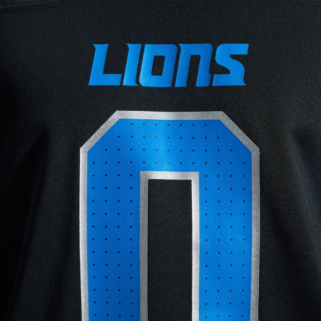 Men's Detroit Lions Jahmyr Gibbs Nike Black 2nd Alternate Game Player Jersey