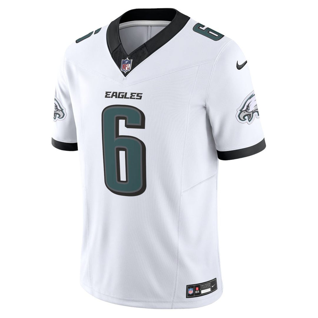 Men's Philadelphia Eagles DeVonta Smith Nike Black Alternate Vapor F.U.S.E. Limited Jersey