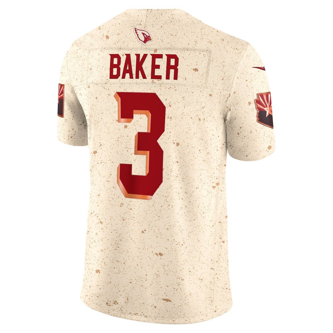 Men's Arizona Cardinals Budda Baker Nike Natural Rivalries Collection Stitched Limited Jersey
