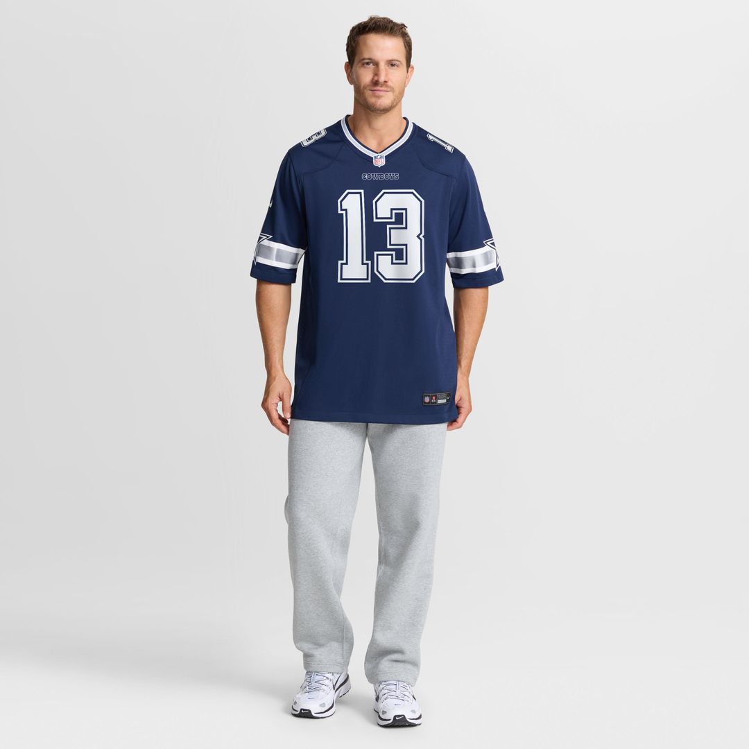 Men's Dallas Cowboys Caleb Downs Nike Navy Team Game Jersey