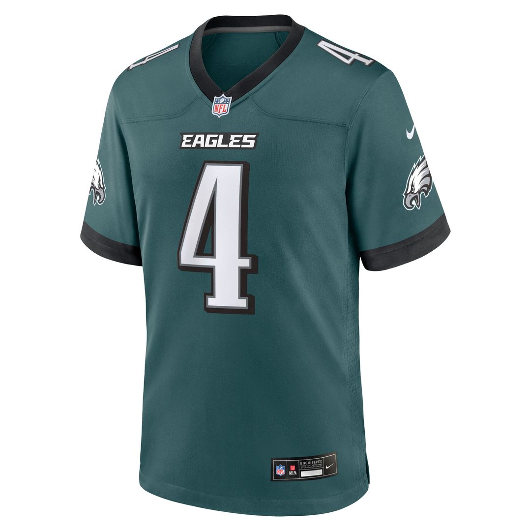 Men's Philadelphia Eagles Jake Elliott Nike  Midnight Green Team Game Jersey