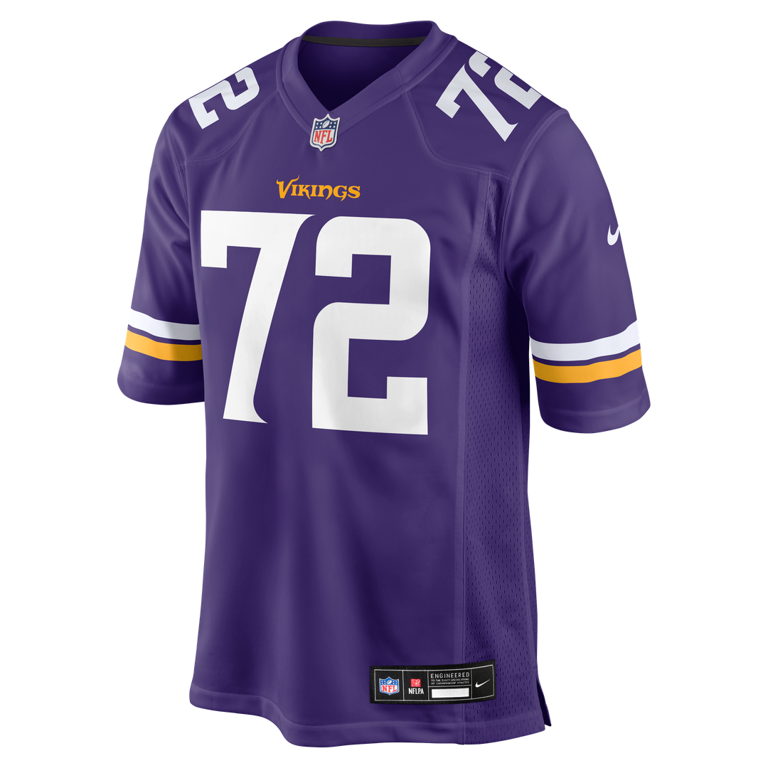 Men's Minnesota Vikings Ryan Van Demark Nike  Purple Team Game Jersey
