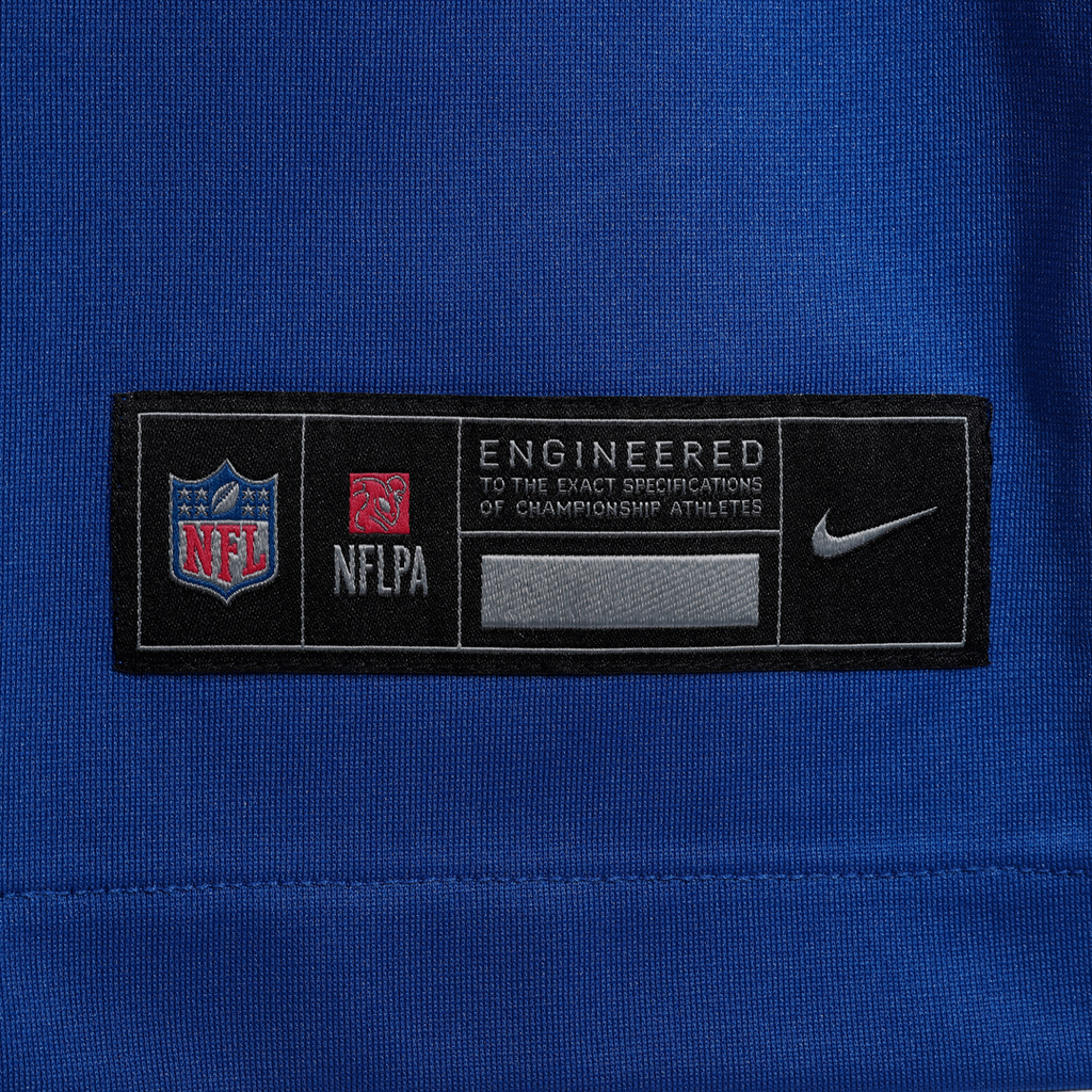 Men's New York Giants Daniel Faalele Nike Royal Team Game Jersey
