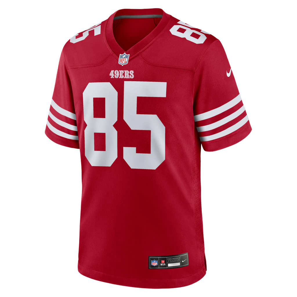 Men's San Francisco 49ers George Kittle Nike Scarlet Player Game Jersey
