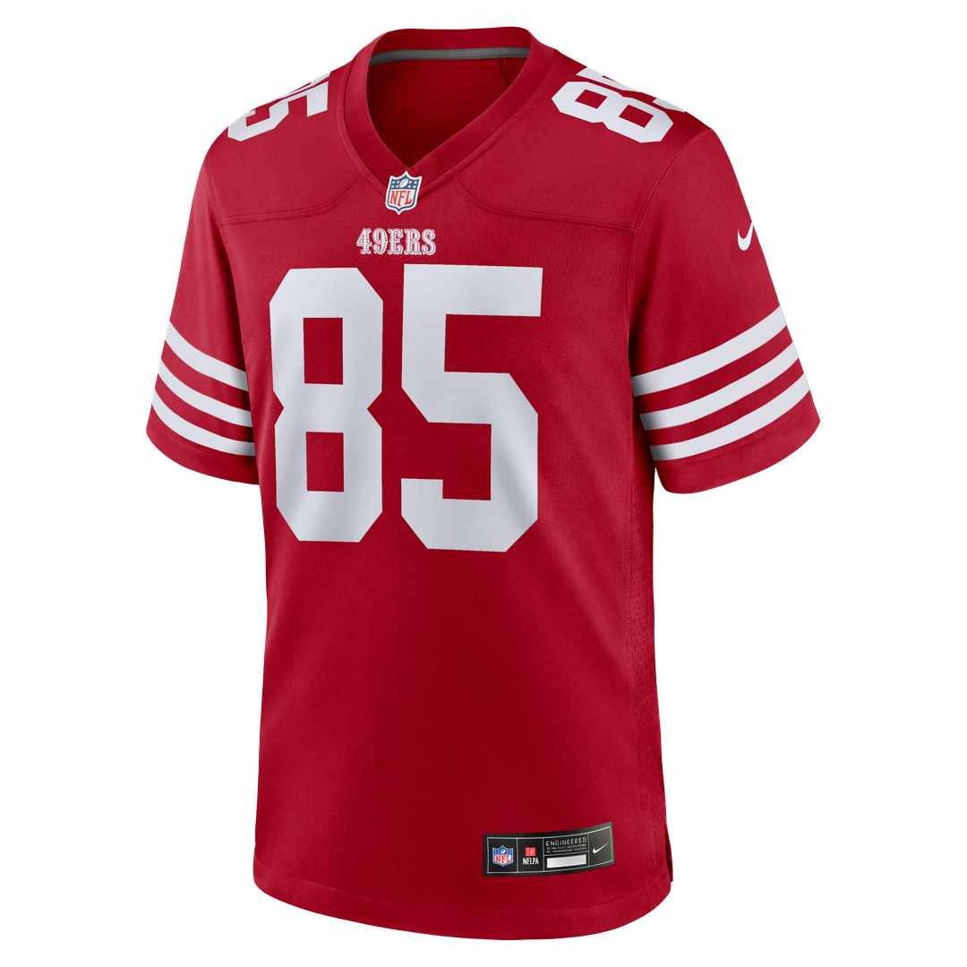 Men's San Francisco 49ers George Kittle Nike Scarlet Player Game Jersey