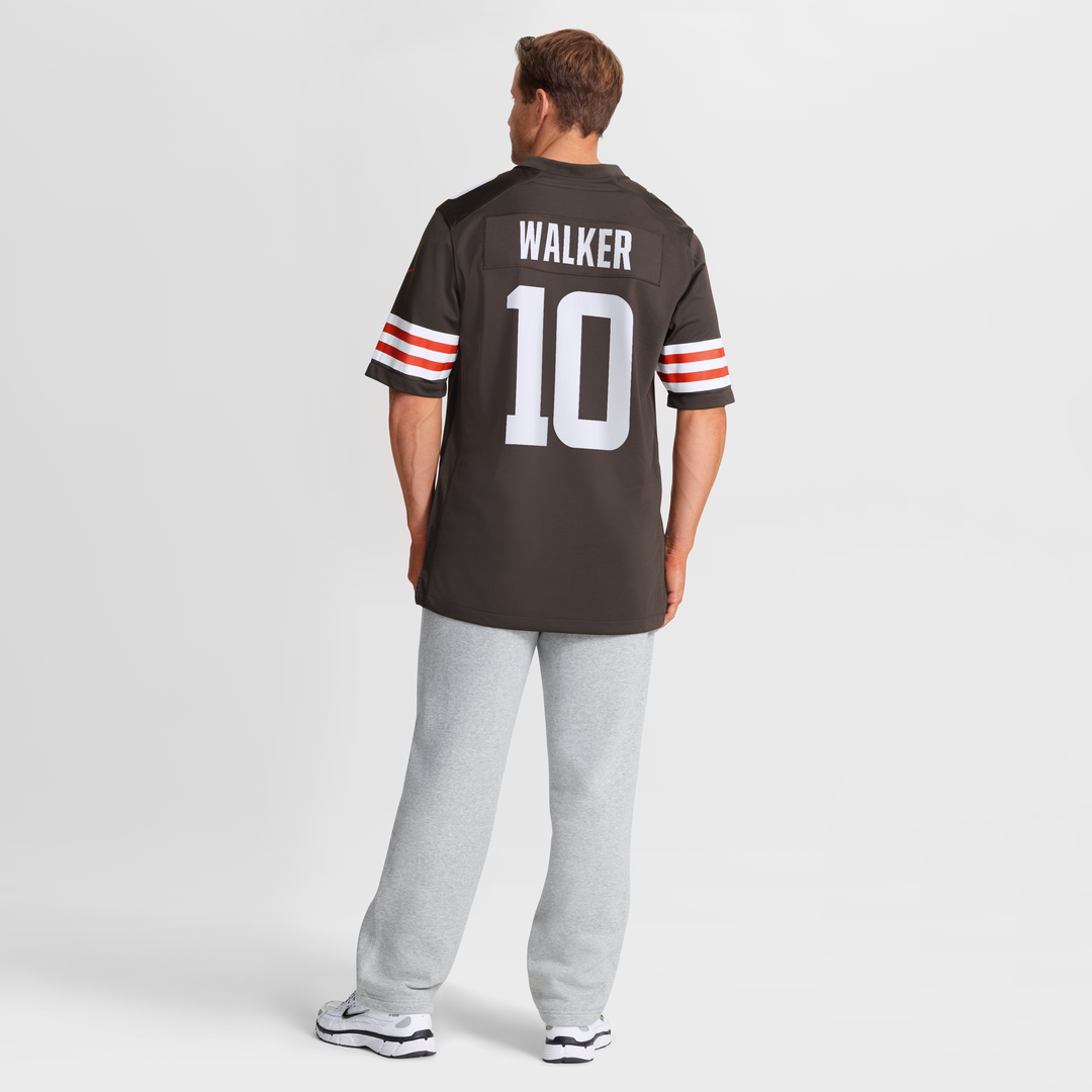 Men's Cleveland Browns Phillip Walker Nike  Brown Team Game Jersey