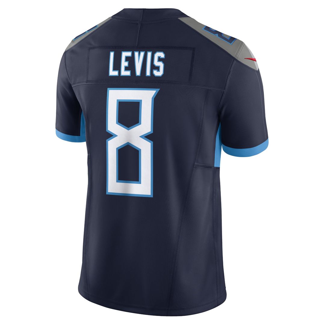 Men's Tennessee Titans Will Levis Nike Light Blue Alternate Oilers Throwback Vapor F.U.S.E. Limited Jersey