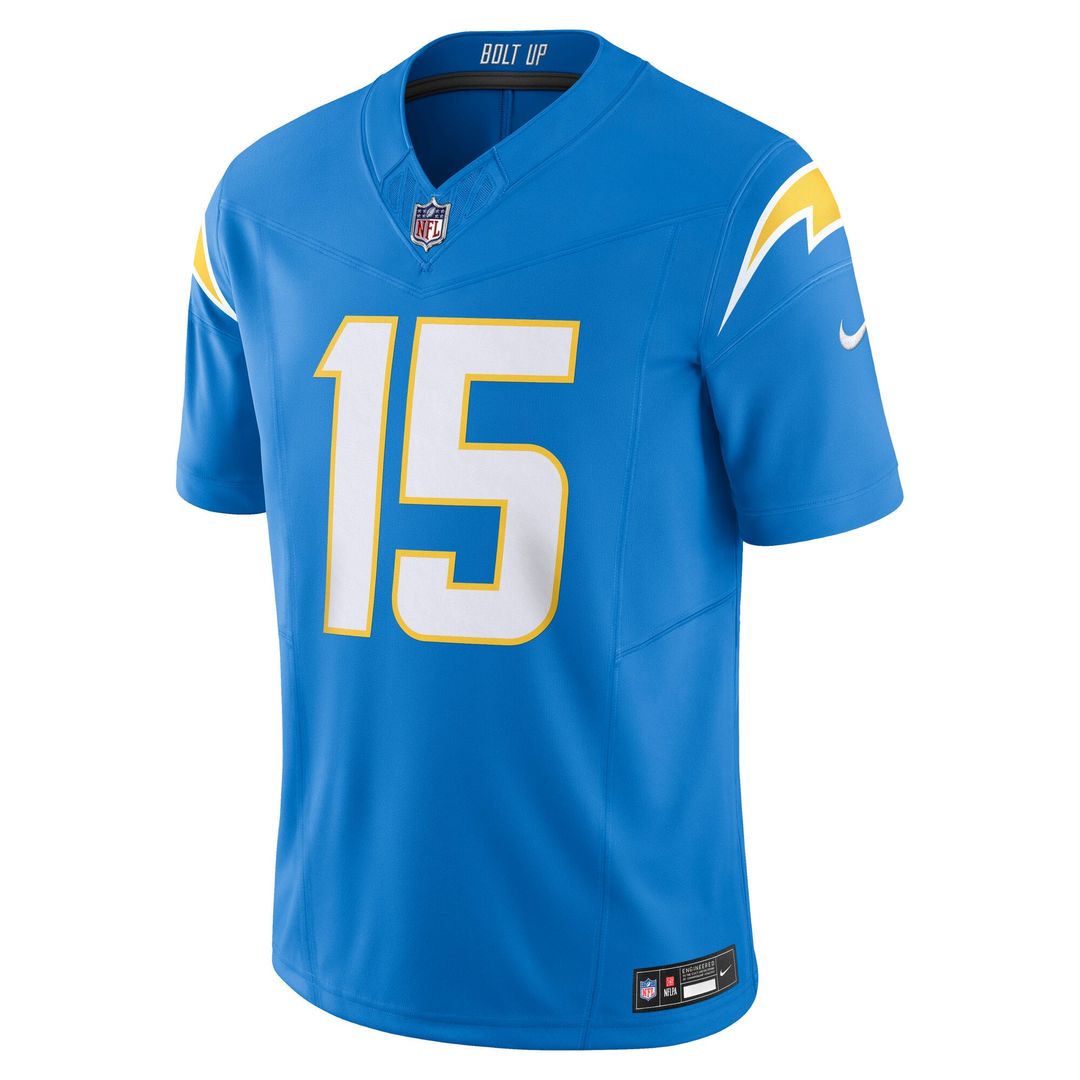 Men's Los Angeles Chargers Ladd McConkey Nike Powder Blue Team Vapor F.U.S.E. Limited Jersey