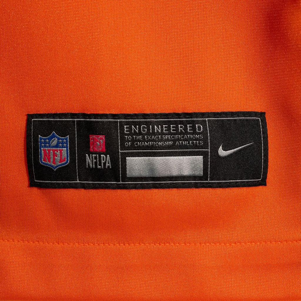 Men's Denver Broncos Jahdae Barron Nike Orange Game Player Jersey