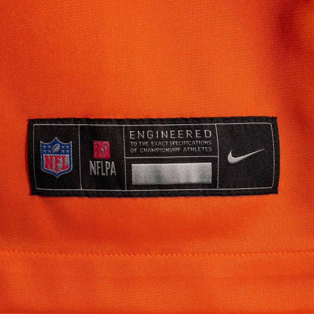 Men's Denver Broncos Jahdae Barron Nike Orange Game Player Jersey