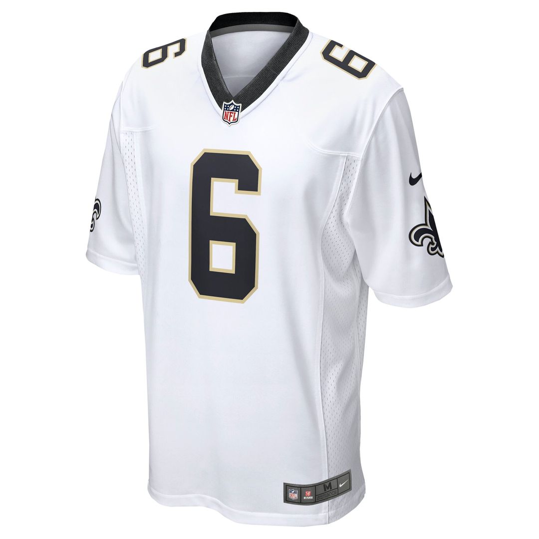 Men's New Orleans Saints Tyler Shough Nike Black Game Jersey