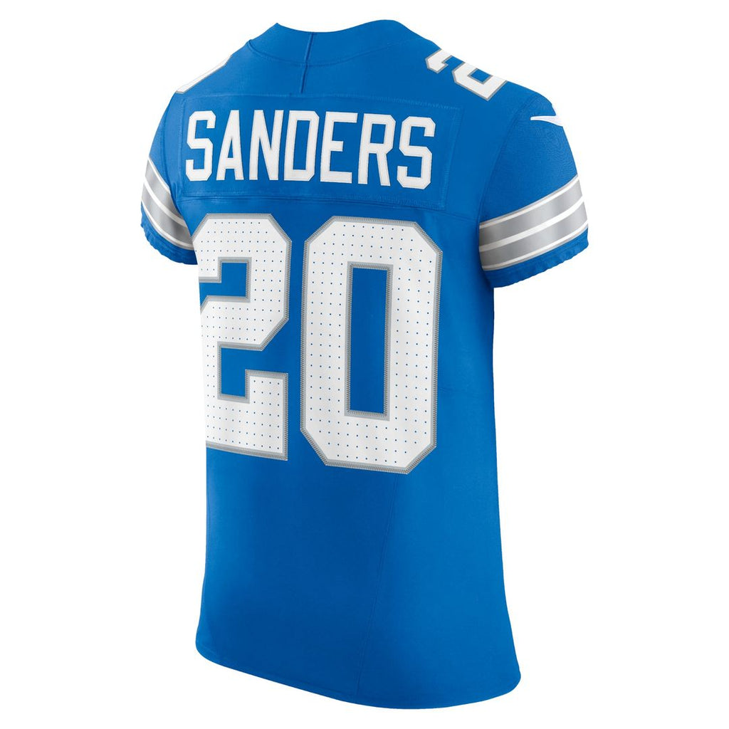 Men's Detroit Lions Barry Sanders Nike Blue Team Vapor F.U.S.E. Elite Jersey
