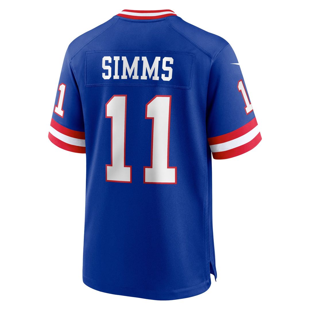 Men's New York Giants Phil Simms Nike Royal Retired Player Alternate Game Jersey