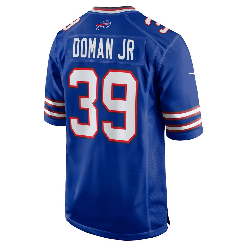 Men's Buffalo Bills Tommy Doman Jr Nike Royal Team Game Jersey
