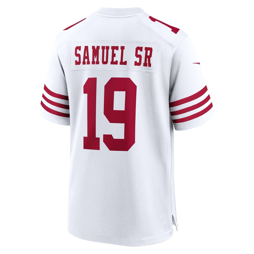 Men's San Francisco 49ers Deebo Samuel Sr Nike Scarlet Team Game Jersey