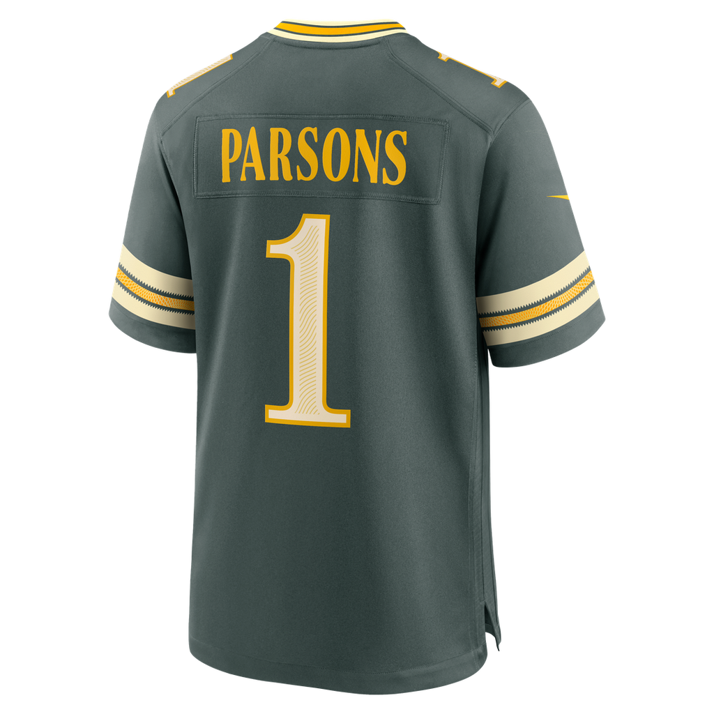 Men's Green Bay Packers Micah Parsons Nike Green 2026 Rivalries Collection Game Jersey