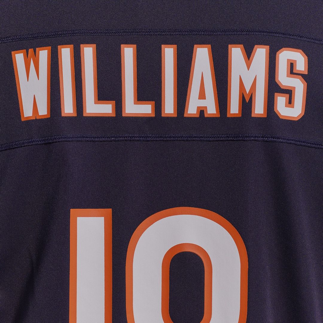 Men's Chicago Bears Caleb Williams Nike White First Round Pick Player Game Jersey