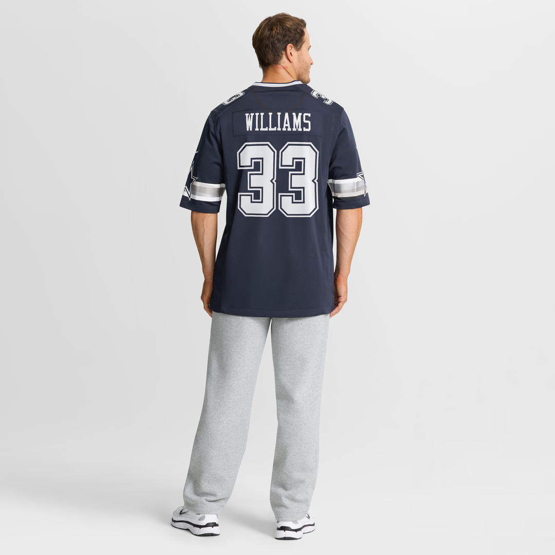 Men's Dallas Cowboys Javonte Williams Nike White Alternate Game Jersey