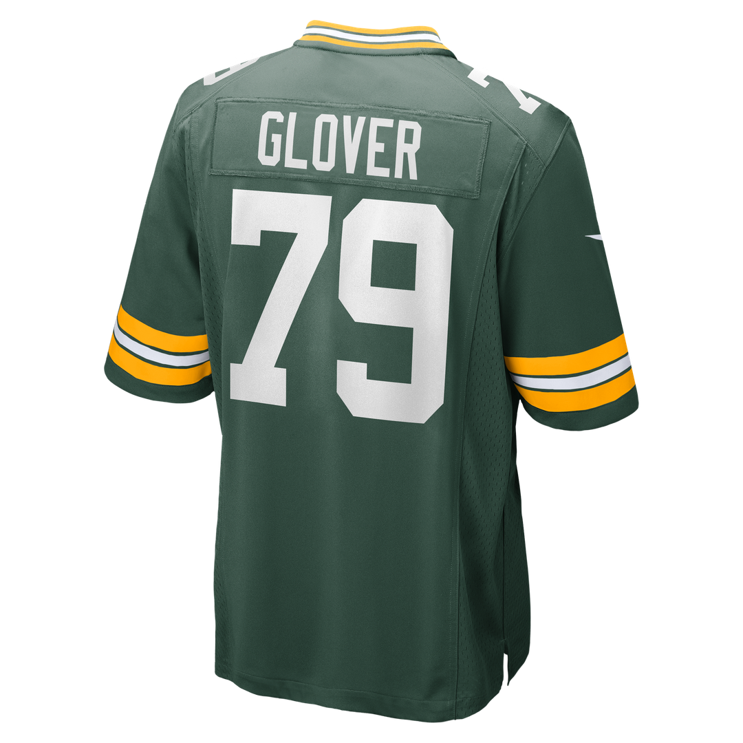 Men's Green Bay Packers Travis Glover Nike  Green  Game Jersey