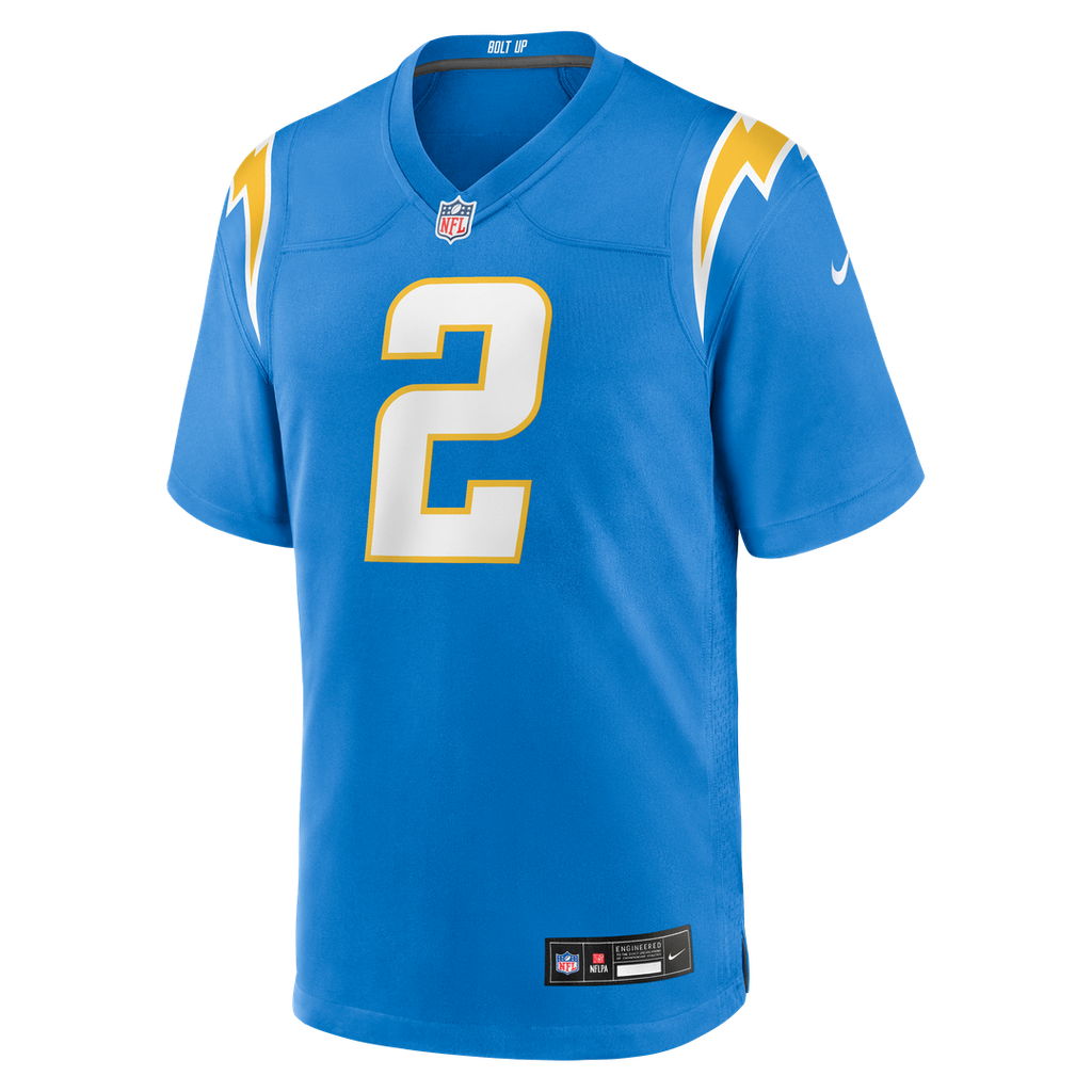 Men's Los Angeles Chargers Elijah Molden Nike  Powder Blue Team Game Jersey