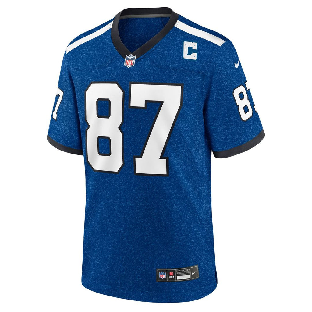 Men's Indianapolis Colts Reggie Wayne Nike Blue Retired Player Alternate Game Jersey