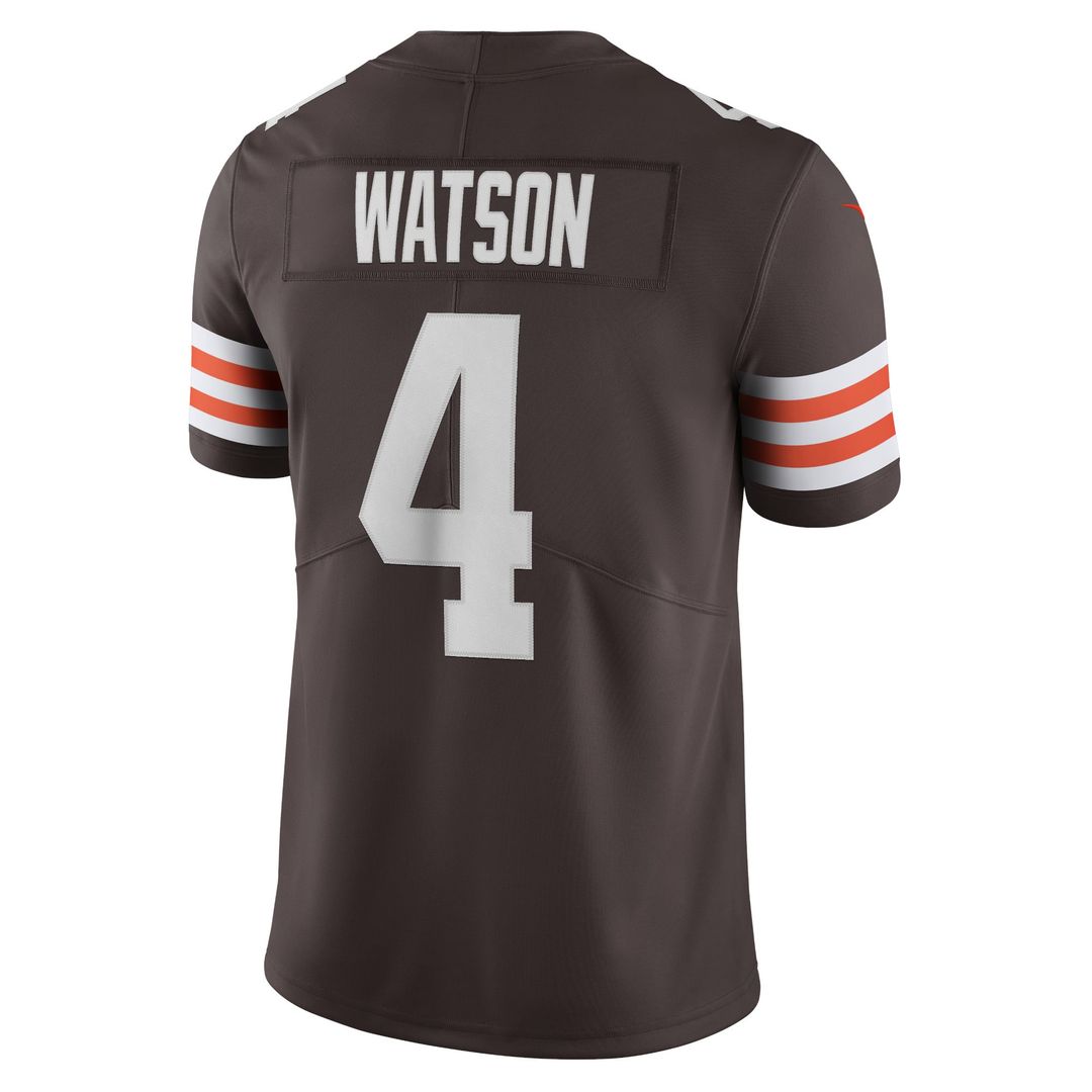Men's Cleveland Browns Deshaun Watson Nike White 2021 Alternate Vapor Limited Jersey