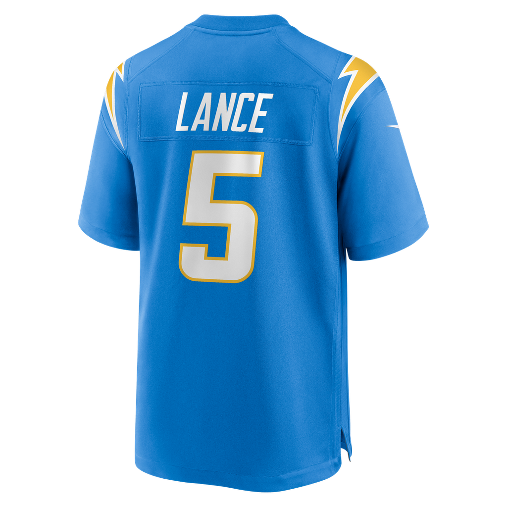 Men's Los Angeles Chargers Trey Lance Nike  Powder Blue Team Game Jersey