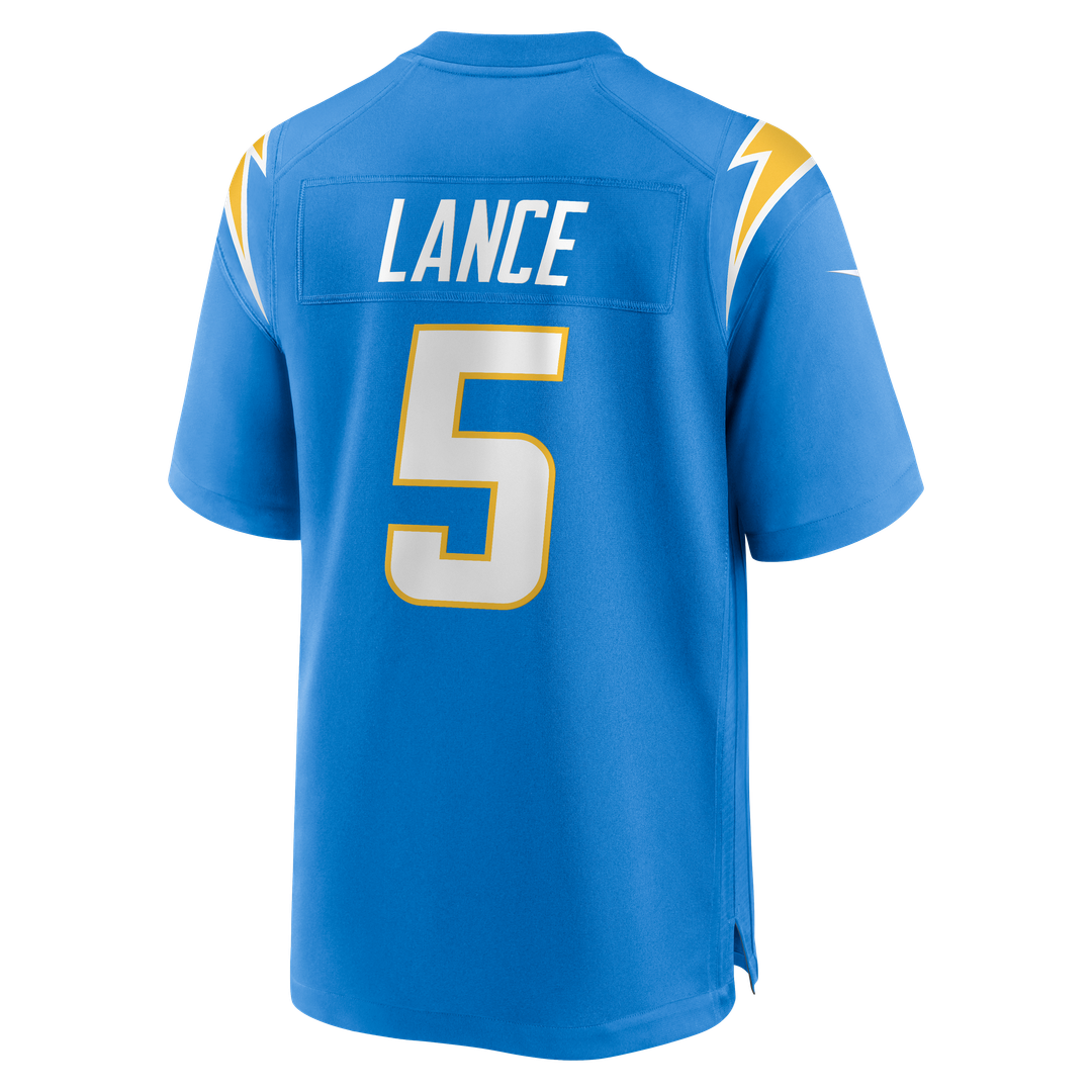 Men's Los Angeles Chargers Trey Lance Nike  Powder Blue Team Game Jersey