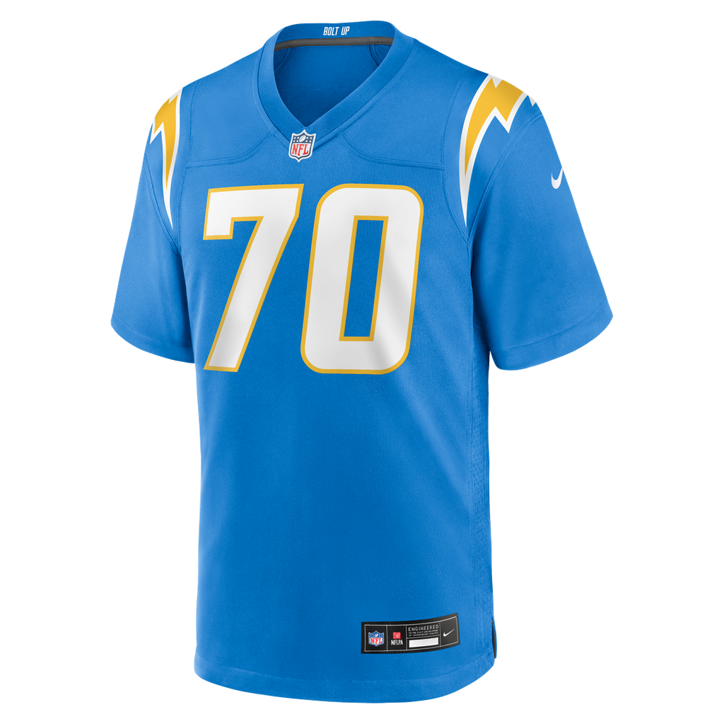 Men's Los Angeles Chargers Rashawn Slater Nike Powder Blue Game Jersey