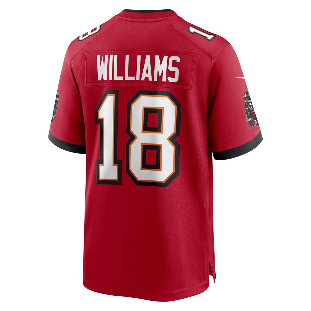 Men's Tampa Bay Buccaneers Josh Williams Nike  Red Team Game Jersey