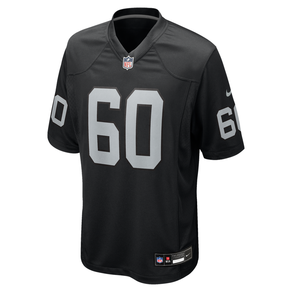 Men's Las Vegas Raiders Charles Grant Nike  Black Team Game Jersey