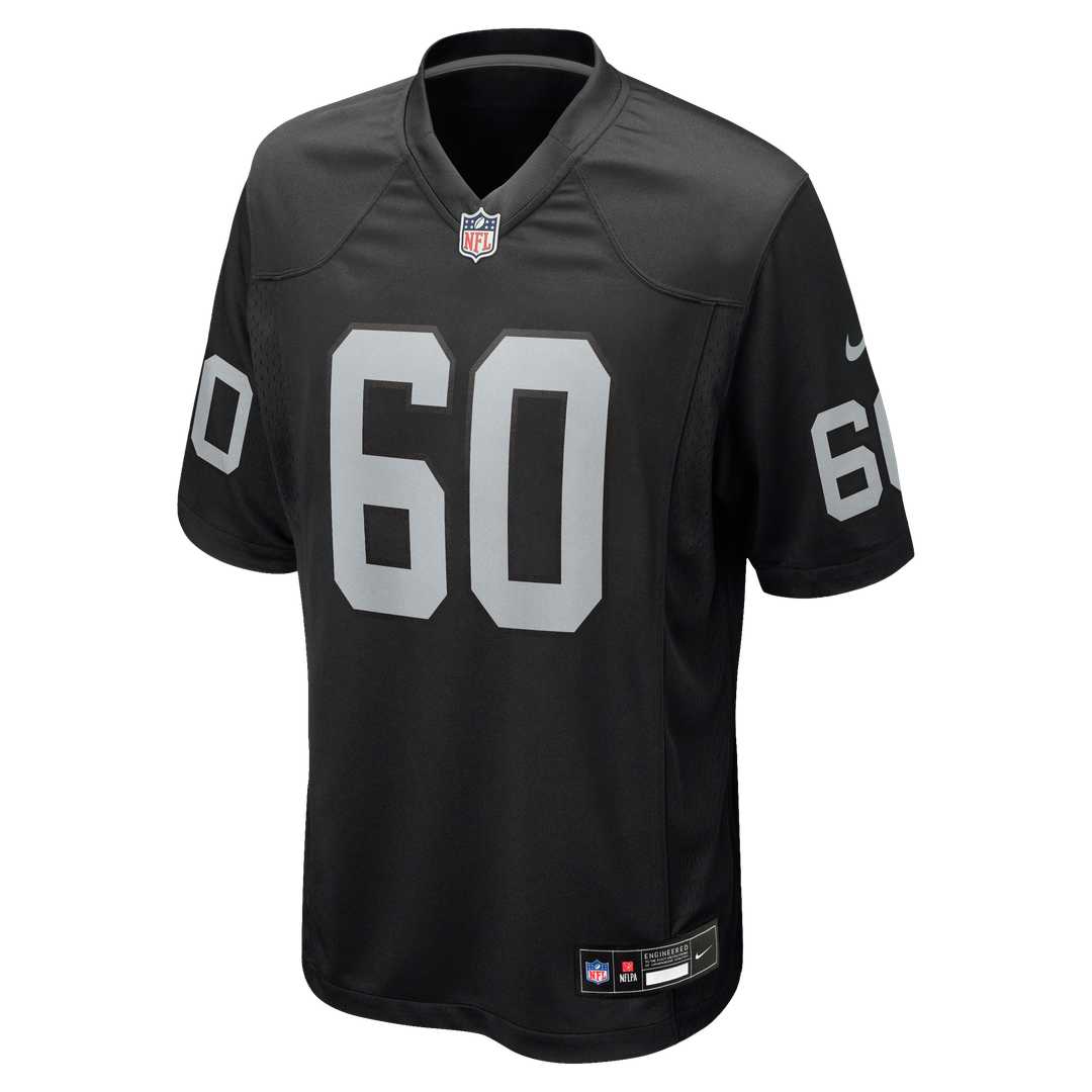 Men's Las Vegas Raiders Charles Grant Nike  Black Team Game Jersey